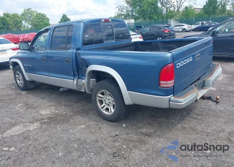 2002 Dodge Dakota Slt from USA, damaged, VIN 1B7HL48XX2S668382
